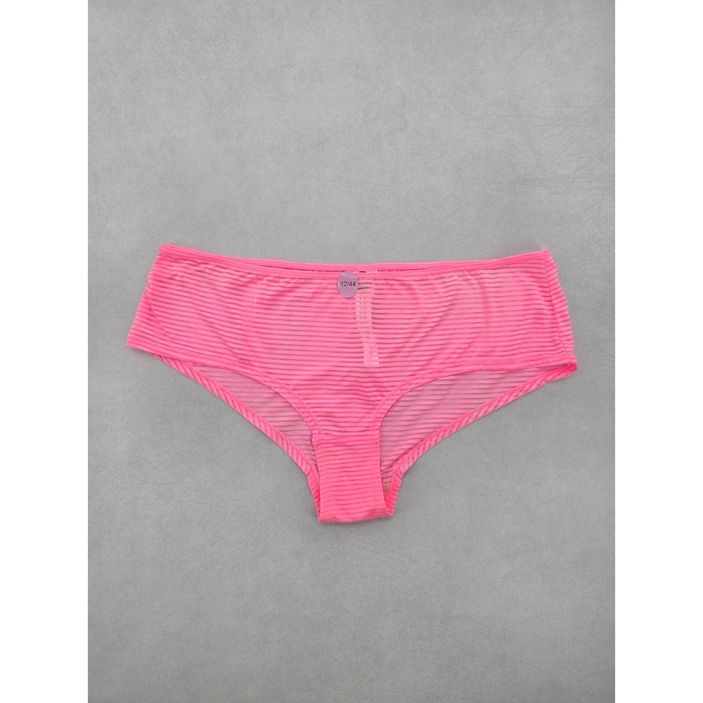Pink Stripe Panty Dainty Whimsy Sexy Goth Fairy Coquette Bridal XL